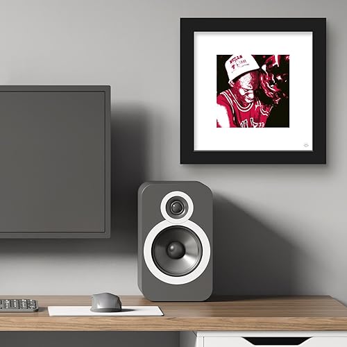 Miniatura 5 de Trends International Gallery Pops Michael Jordan - Póster de pared de trofeo del campeonato de 1991, 12.00 x 12.00 pulgadas, versión de marco negro