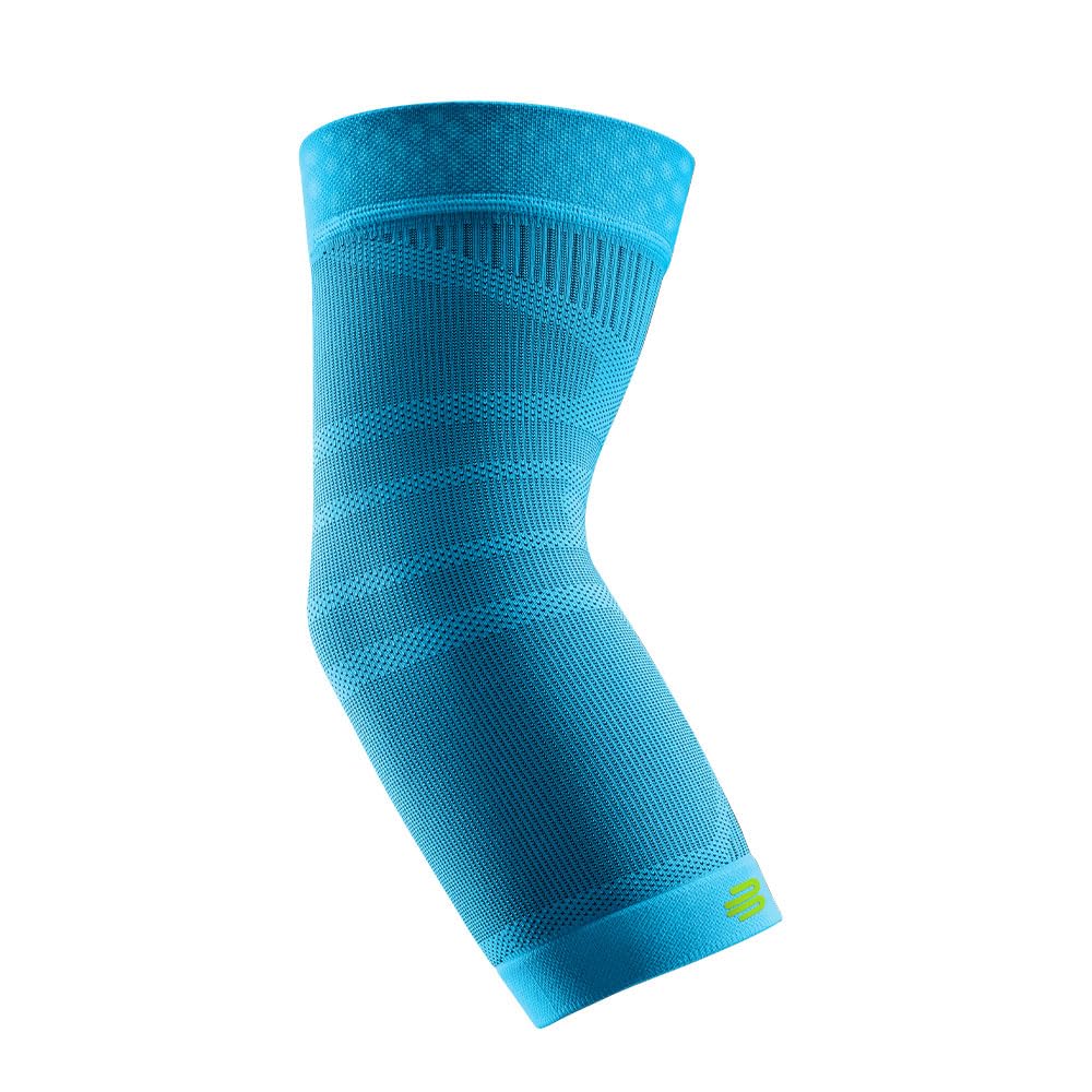 Bauerfeind Codera deportiva de compresión para codo, 1 codera unisex con compresión, para baloncesto, atletismo y deportes de pelota y golpeo, se puede llevar a la derecha e izquierda