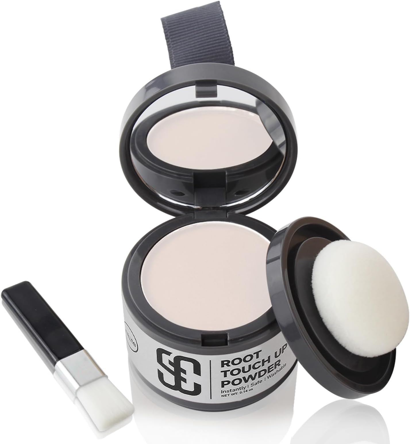 Instantly Hairline Powder Hairline Shadow Gray Hair Coverage Touch Up Hair Powder for Thinning Hair for Women White