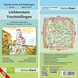  Lichtenstein - Trochtelfingen: Wanderkarte mit Radwegen, Blatt 52-536, 1 : 25 000, Engstingen, Hohenstein, Pfullingen, Sonnenbühl, St. Johann (NaturNavi Wanderkarte mit Radwegen 1:25 000)