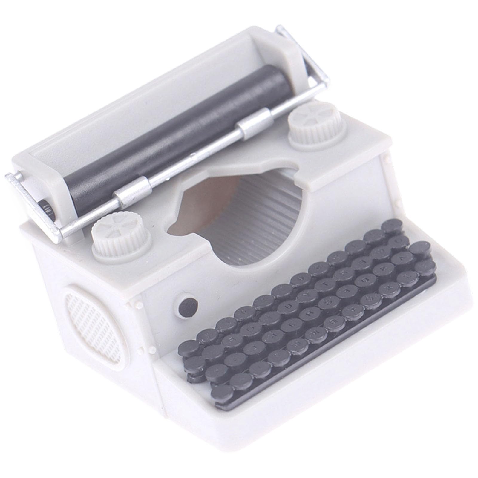 Retro Miniature Typewriter Detailed Dollhouses Furniture Accessory For Vintage Themed Scene Arrangements Creative Collector Decors