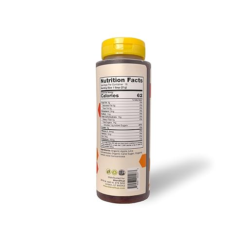 Miniatura 2 de Blenditup Miel vegana sin abejas (16 onzas), miel hecha de manzana natural y a base de plantas, ideal para endulzar alimentos de tu elección