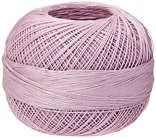 Hilo de Algodón Lizbeth Premium Color Púrpura Claro Tamaño 40 miniatura 1