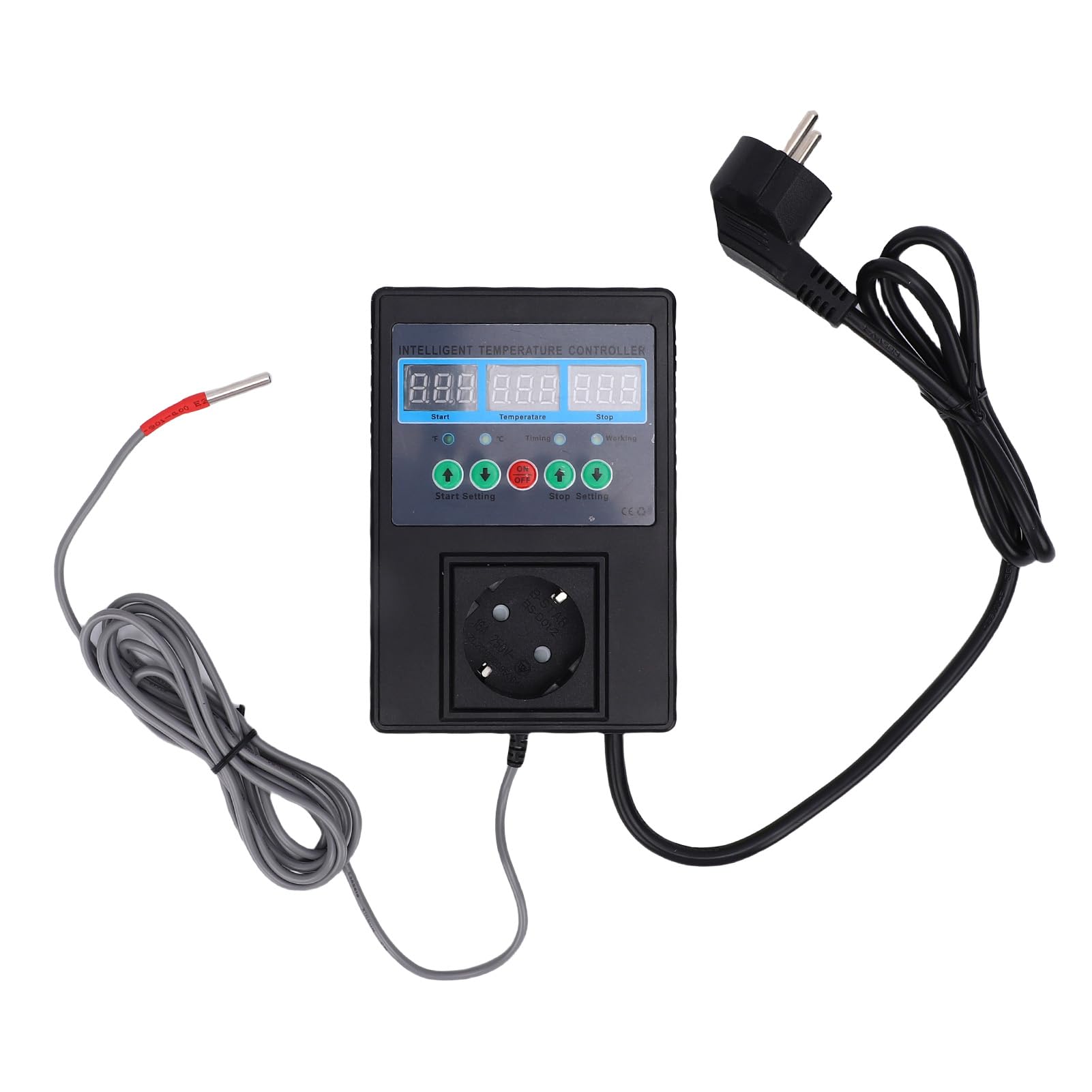 Controlador Temperatura 3300W Termostato Digital con Sonda