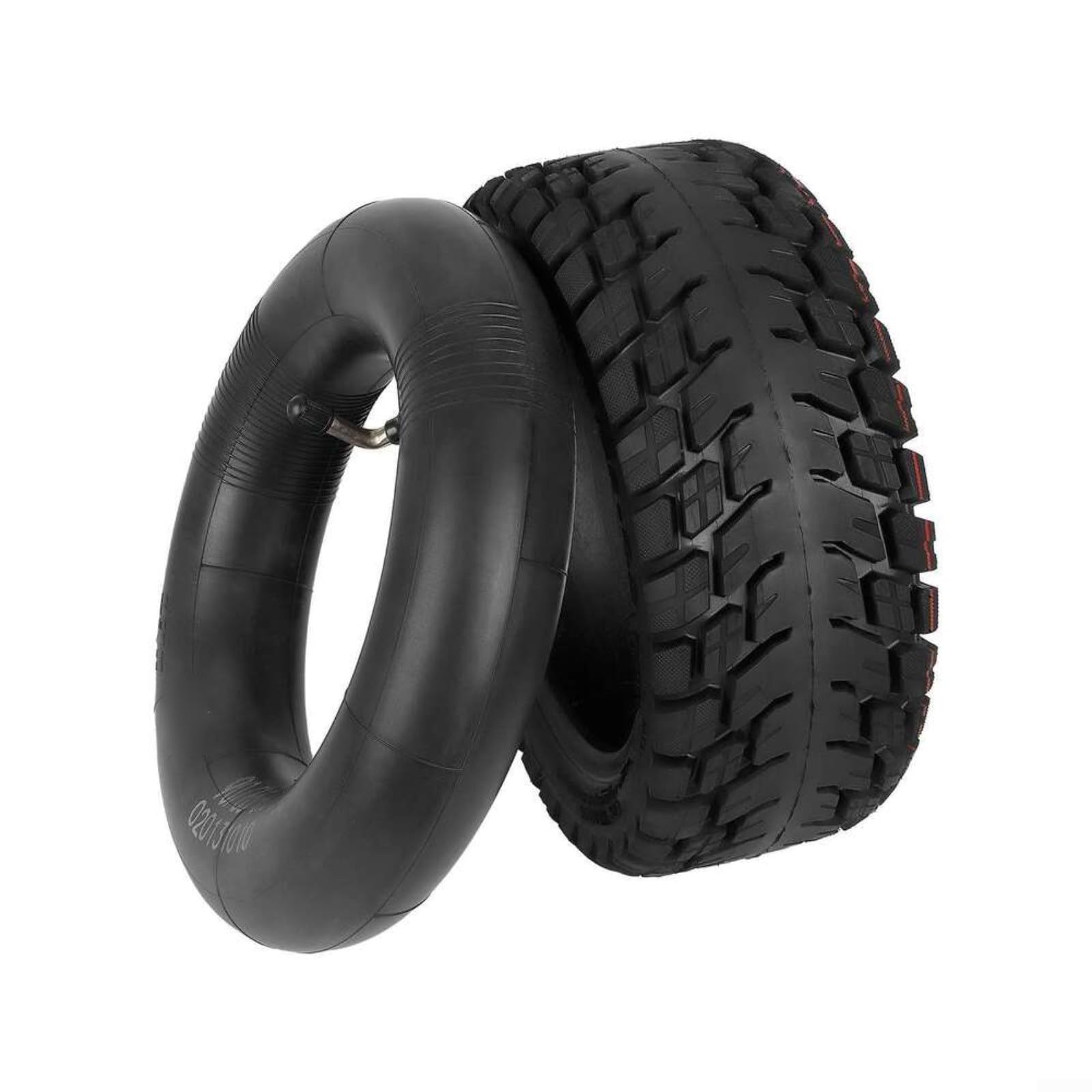 100/65-6.5 Tubeless Tyre with 90/65-6.5 Inner Tube for 11-Inch Electric Scooter, Thickened Rubber Vacuum Tire for Off-Road, Puncture Resistant and Wear-Proof Replacement Kit