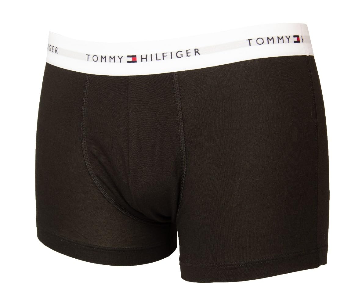 Tommy Hilfiger TH UM0UM02761 Trunk 3-częściowy zestaw bokserek męskich, widoczna, elastyczna bielizna bawełniana, 3-częściowy, 0yv des Sky / Black / Grey Htr, L