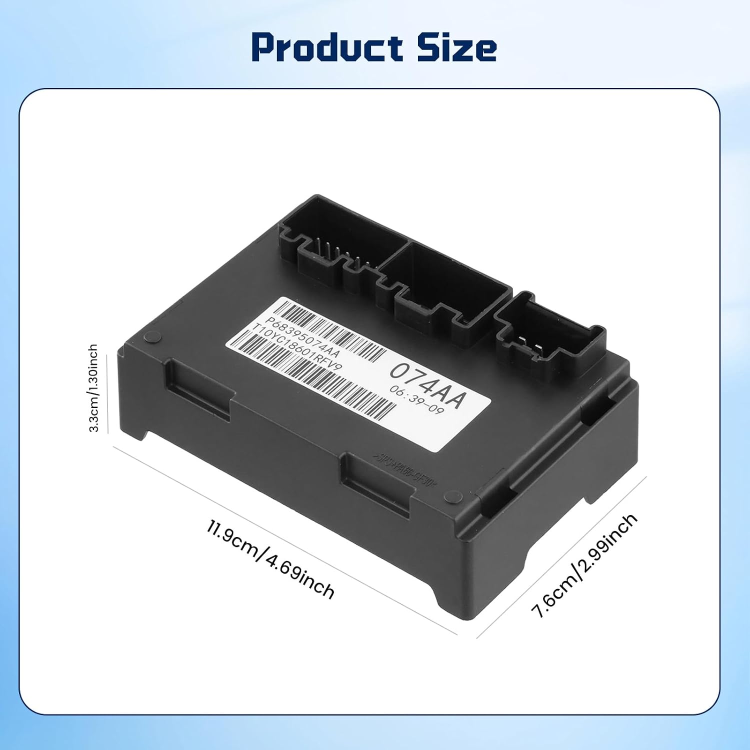 Transfer Case Control Module Compatible with 2014 2015 Jeep Grand Cherokee 2-Speed Dodge Durango Replaces 05150732AE 68395074AA