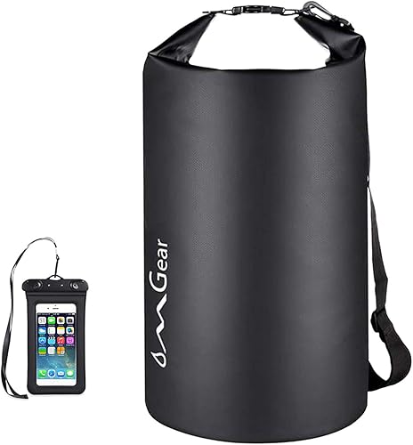 OMGear - Bolsa seca impermeable y bolsa para teléfono, bolsa flotante de 40L30L20L10L5L para kayak, navegación, actividades al aire libre