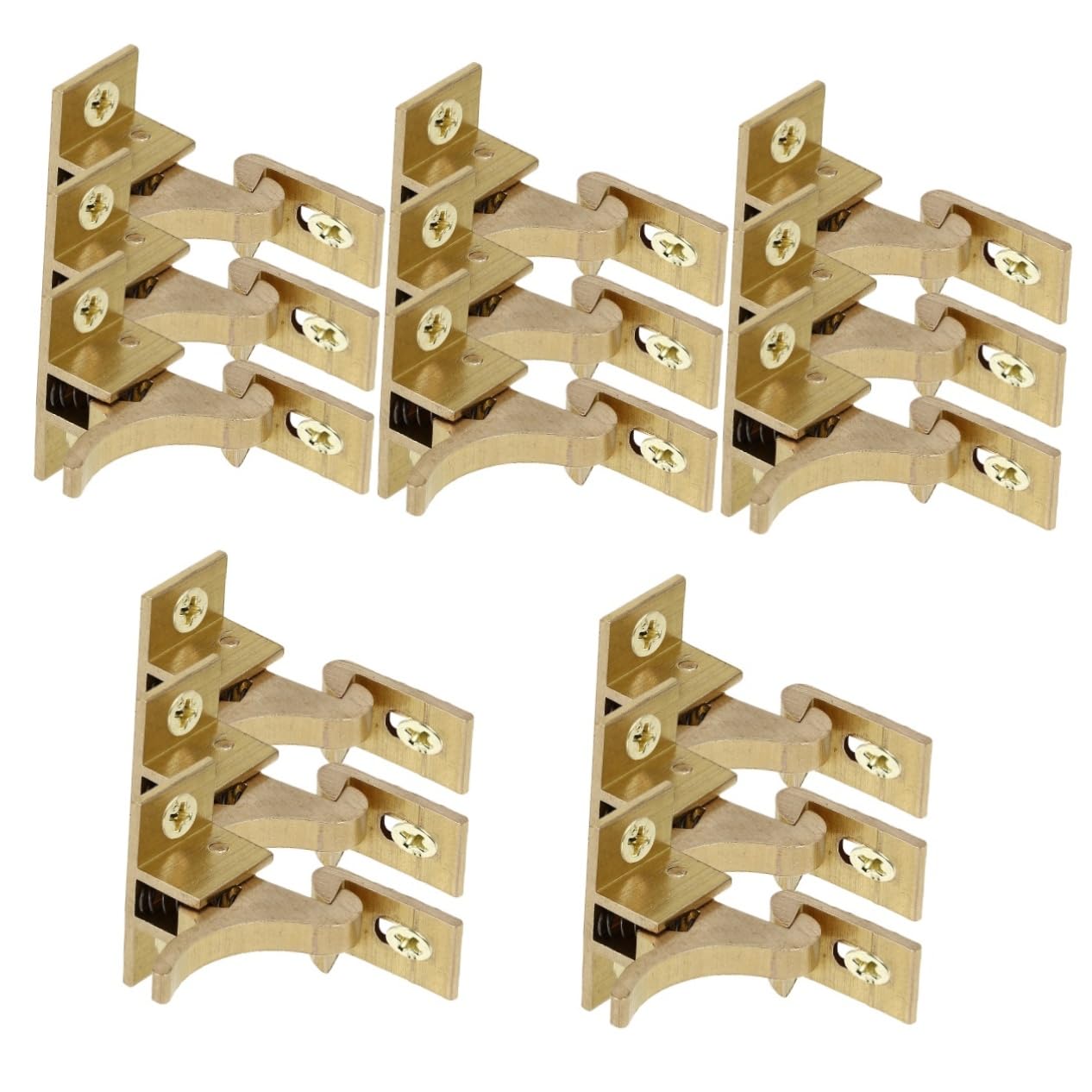 Serrure écrou cuivre jojofuny pour sécurisation fenêtres et portes, lot de 15 pièces extra résistant