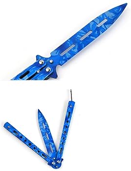 Amazon.co.jp: バタフライナイフ チタン合金ライニングバタフライ