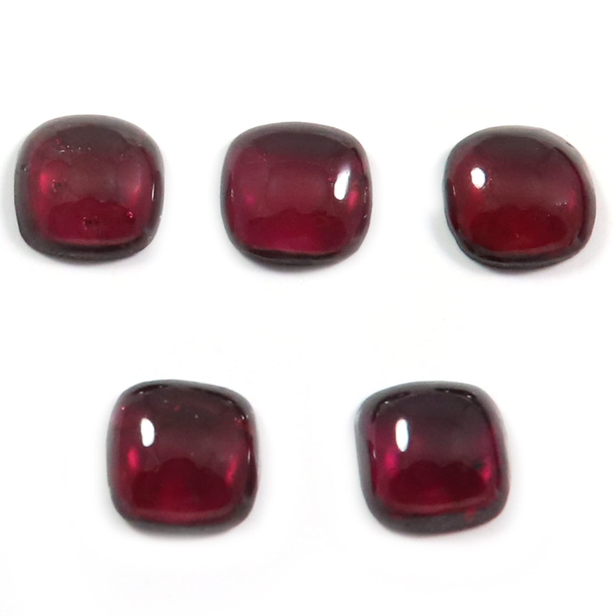 Garnet Meditation Healing Gemstone 5 Pcs Wholesale Lot 13.85cts GTC400-image-30