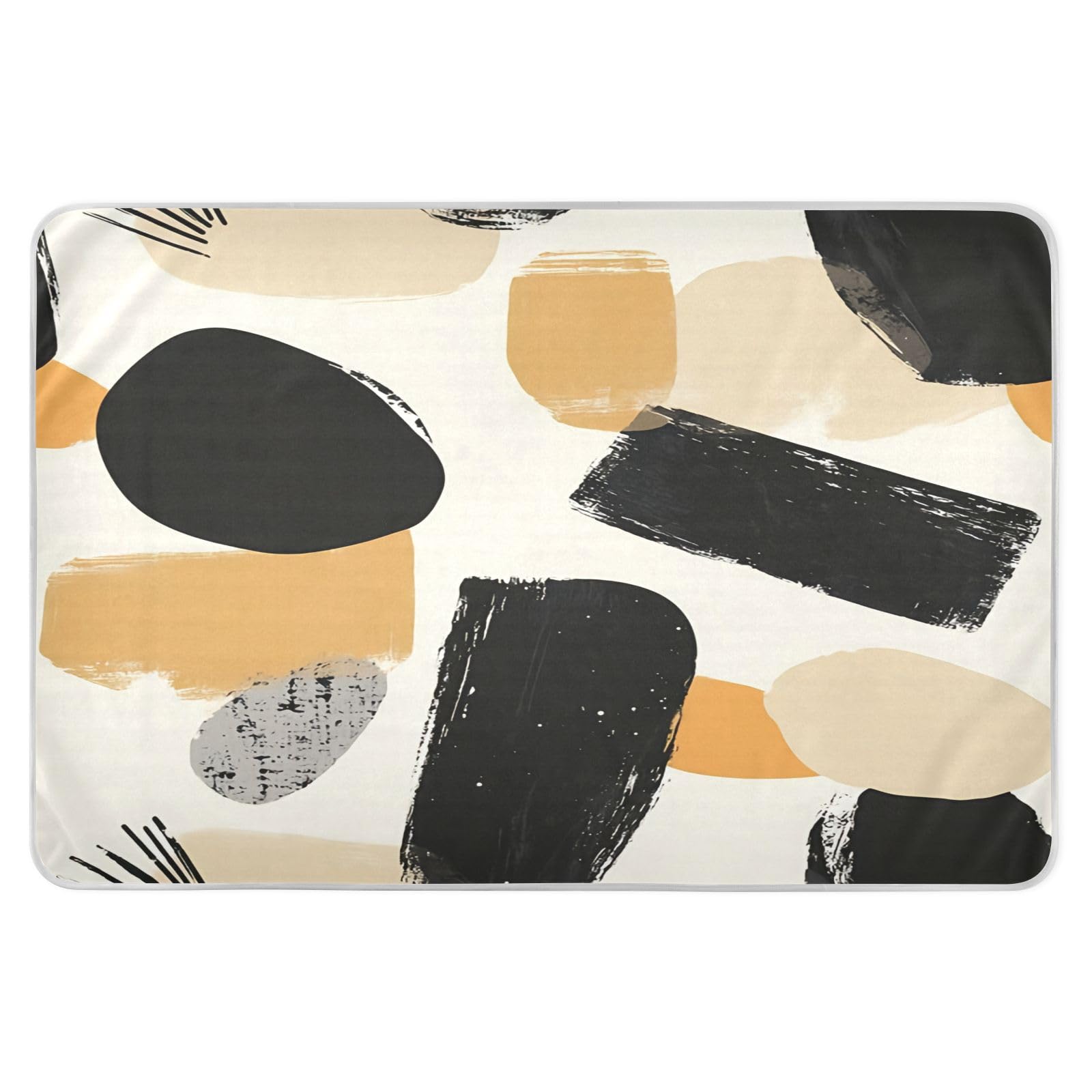 BOESI Colorful Graffiti Pattern Waterproof Pads for Bedwetting and Incontinence, Reusable Pads, Reusable Diaper Pads for Bed, Sofa, Travel