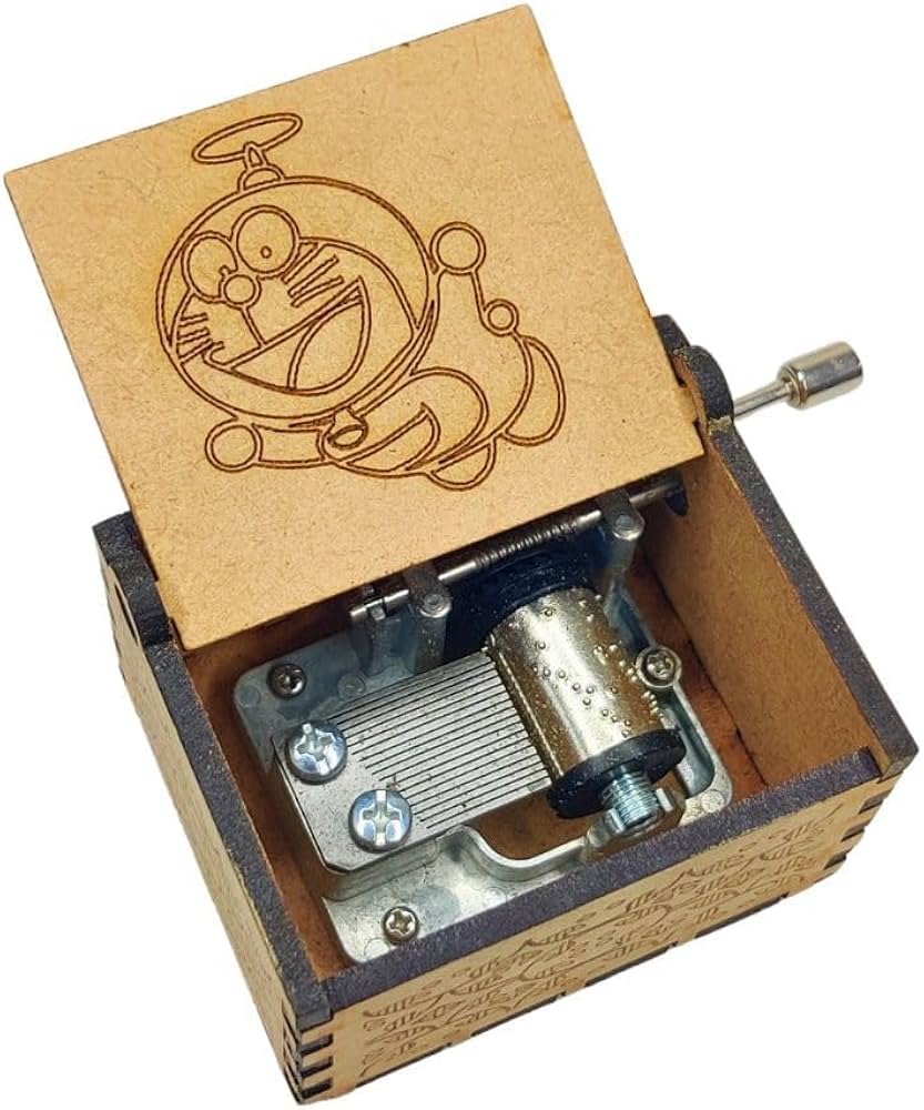 新品 ドラえもん オルゴール WOODEN MUSIC BOX Buy Zesta Hand Crank Doremon Music Box,Wooden Musical Toy/Vintage