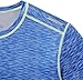Iron Joc Performance Men's Long Sleeve T-Shirt (US, Alpha, Large, Regular, Regular, Blue Heather)