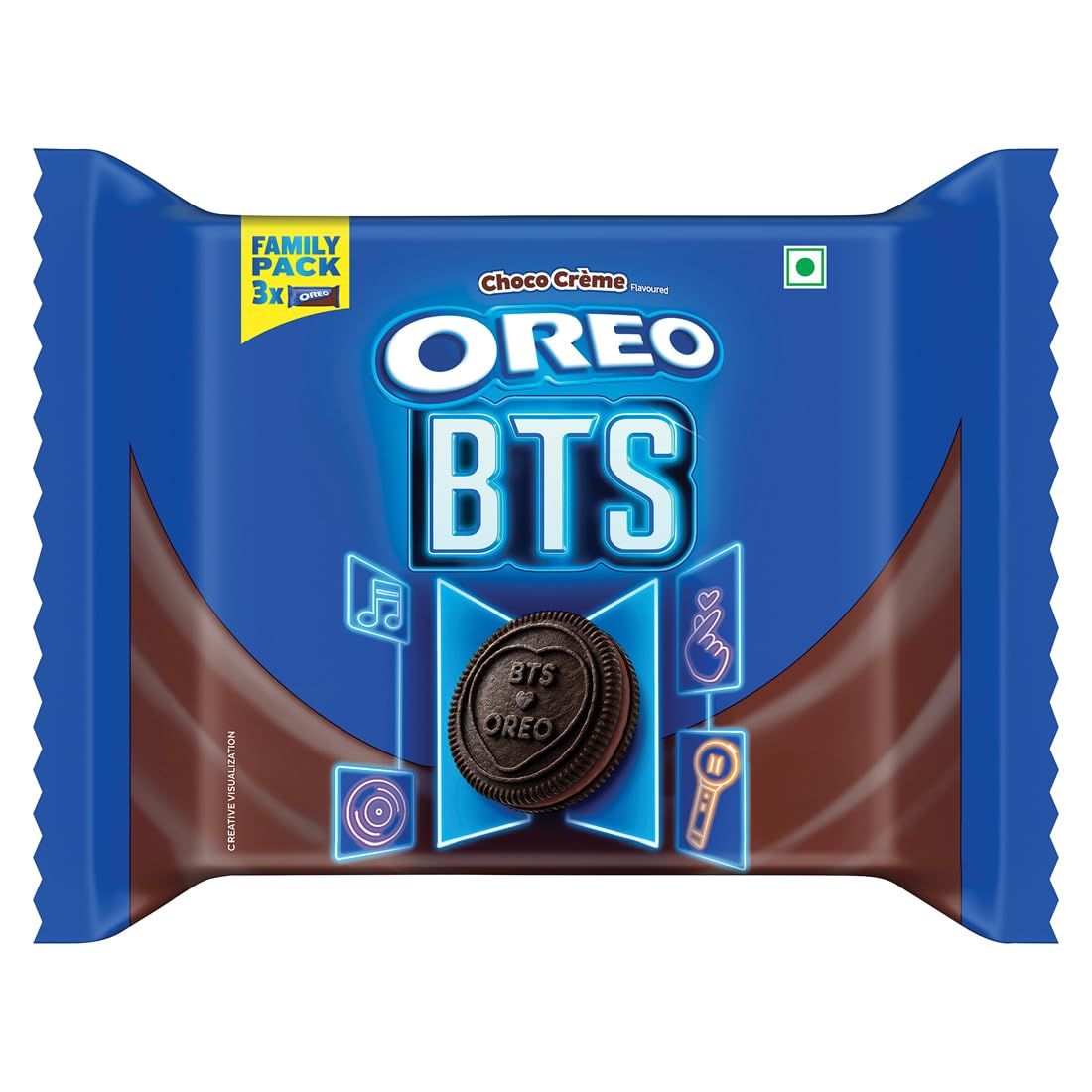 Oreo Cadbury Chocolate Flavour Crème Sandwich Biscuit Family Pack, 275.55 G-picture-28