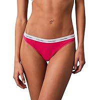 Calvin Klein Donna Perizoma con Fascia con Logo, Rosa (Vibrant Pink)