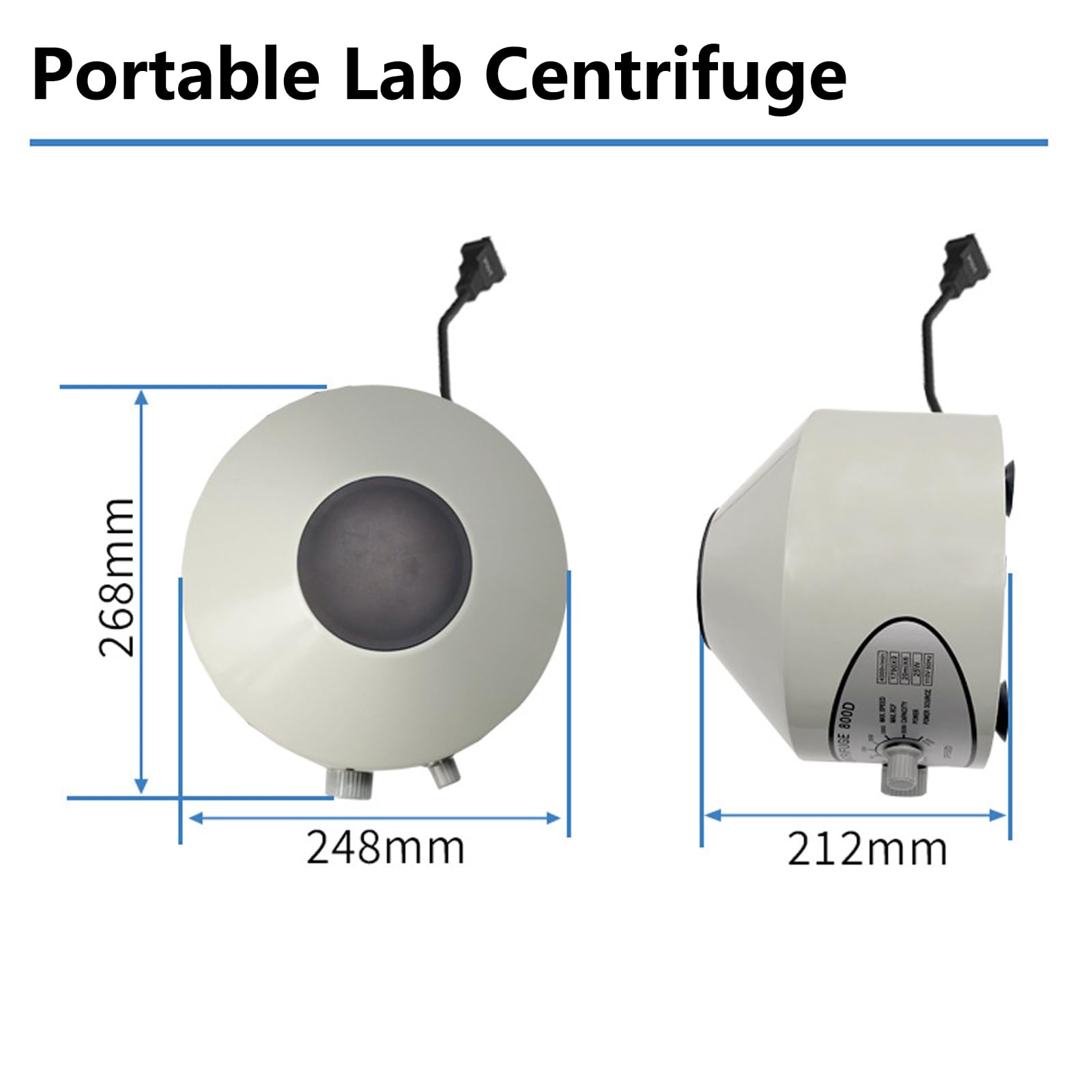 Centrifugadora de mesa de laboratorio