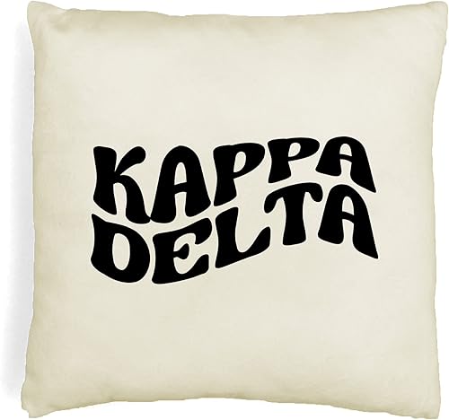 Miniatura 1 de Mod Kappa Delta - Funda de almohada de 18 x 18 pulgadas, fundas de almohada de hermandad de mujeres - Almohada decorativa de hermandad - Funda de