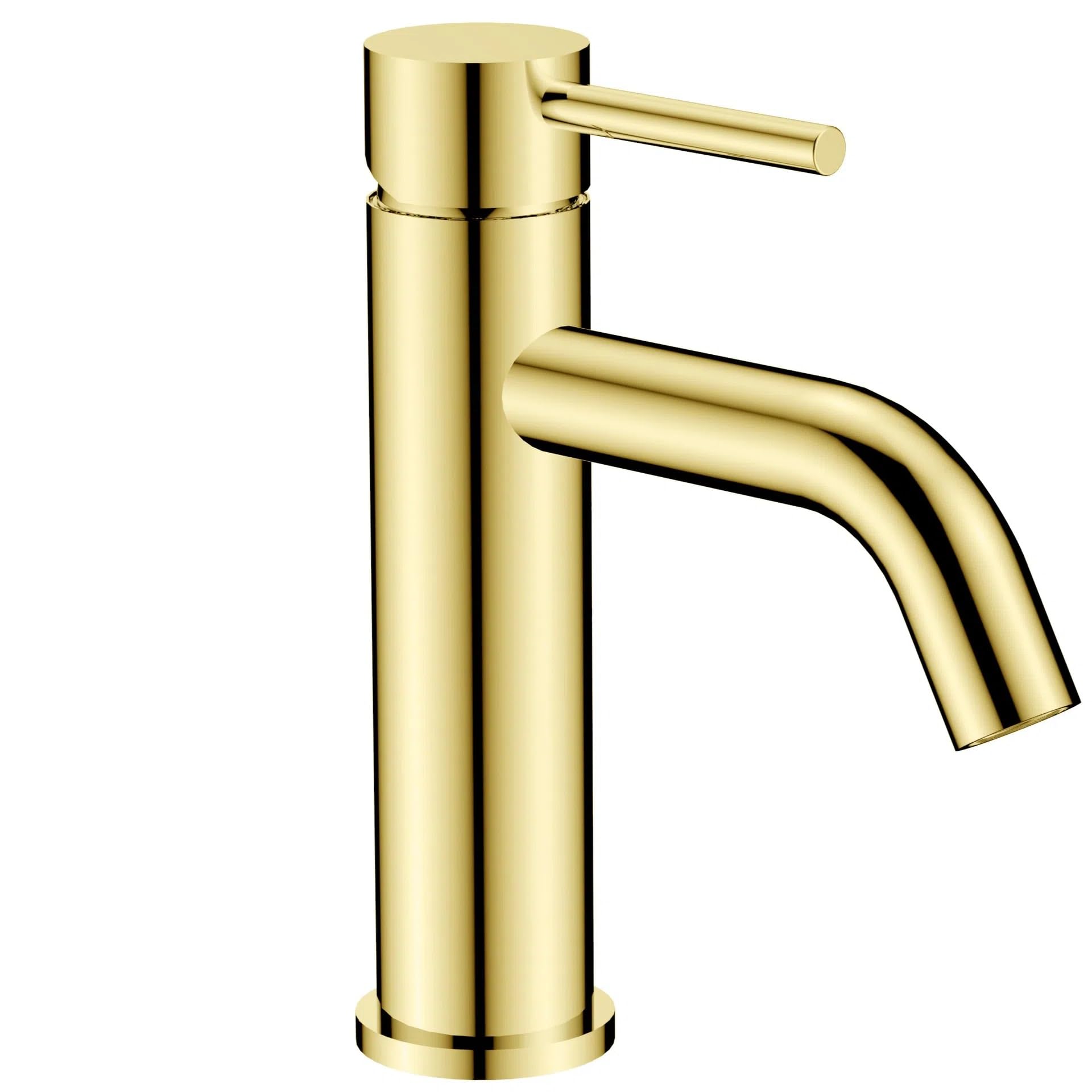 Besco BU-VII-ZL Veo II Robinet de lavabo Bas couleur Gold pour vasque de salle de bain