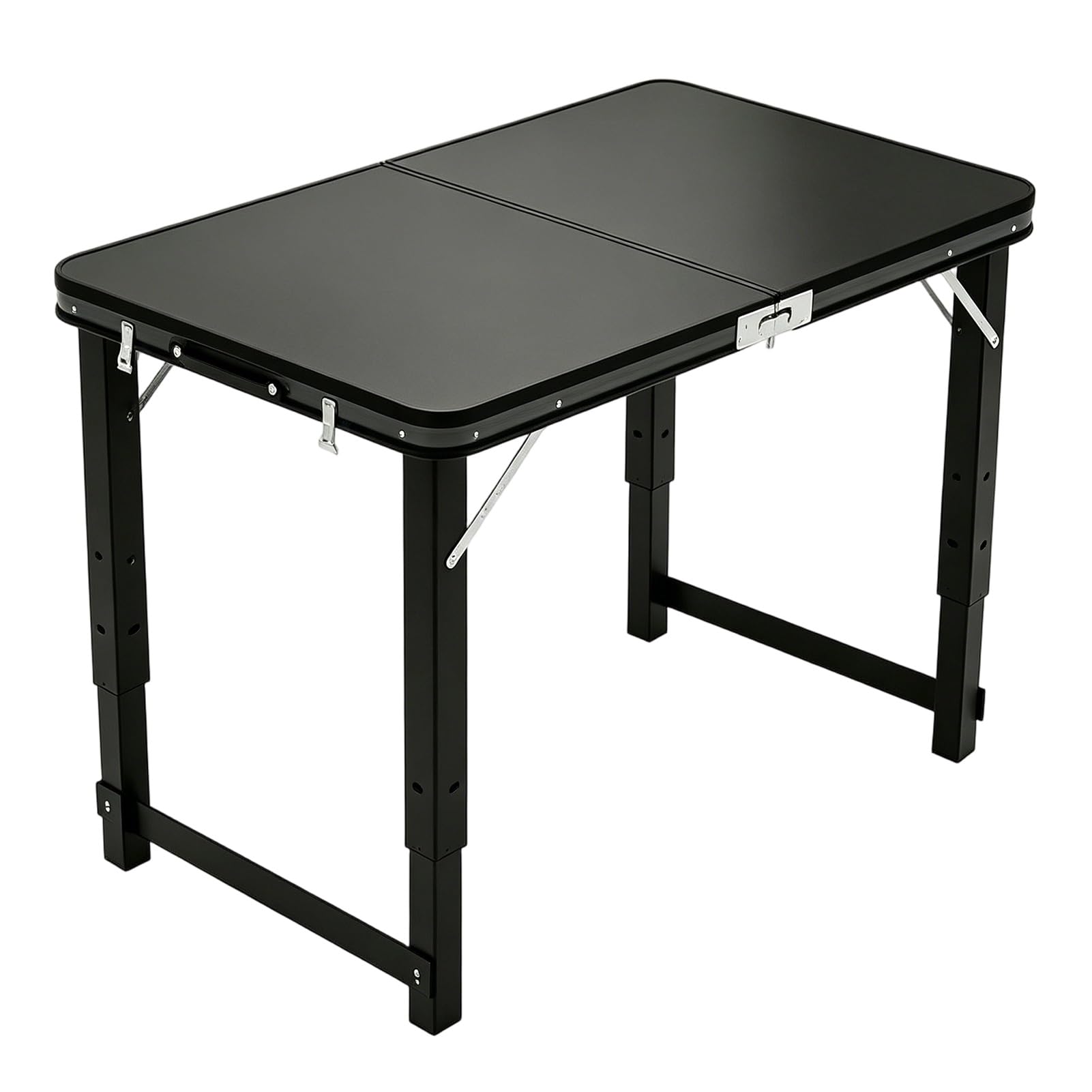 Table en aluminium réglable et établi de préparation de barbecue pour camping