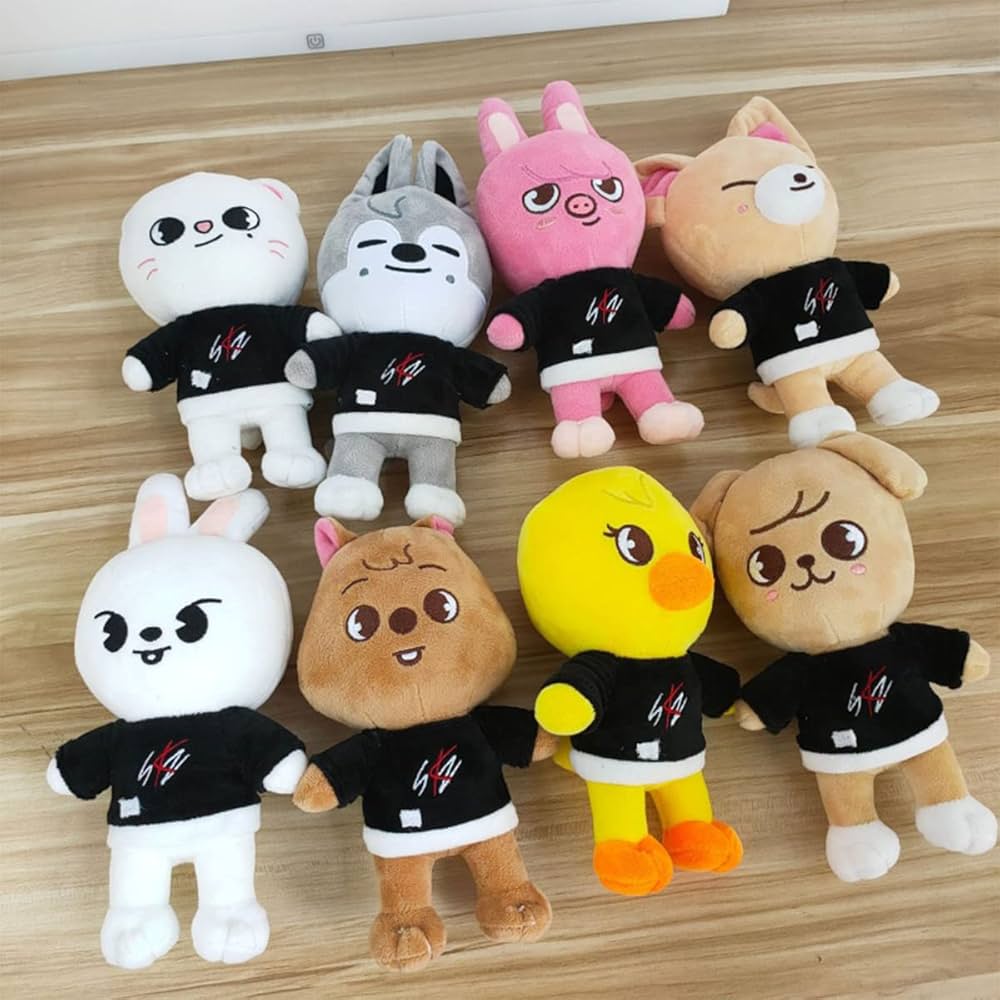 Fouman 8In Stray Kids Plush Toys, Skzoo Plush,Stuffed Fashion Cool