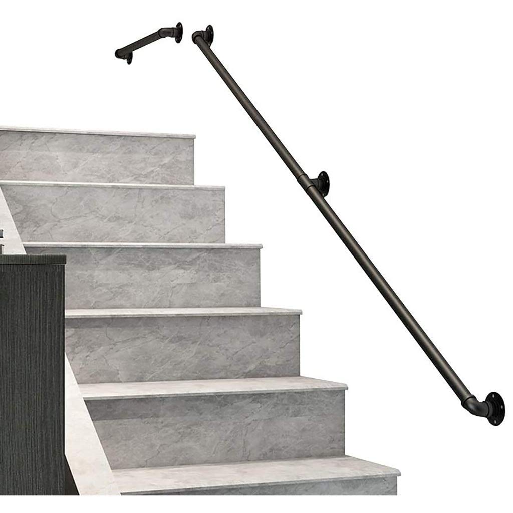 Main courante d'escalier en tuyau de fer kit complet de 1ft à 20ft