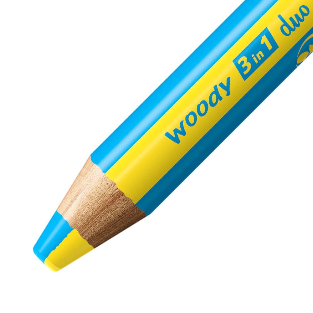 Kredki akwarelowe STABILO WOODY [15] z pojemnikiem
