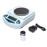 Vista 5 de U.S. Solid Balanza analítica de precisión digital 35.27 oz x 0.00 oz, báscula electrónica de alta precisión para laboratorio, joyería, uso industrial
