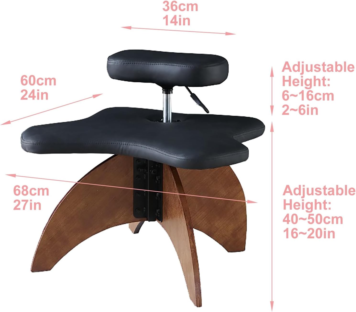 Kneeling Desk Chair, Meditation Chair, Multifunctional Ergonomic Posture Kneeling Chair, Home Office Desk Chair