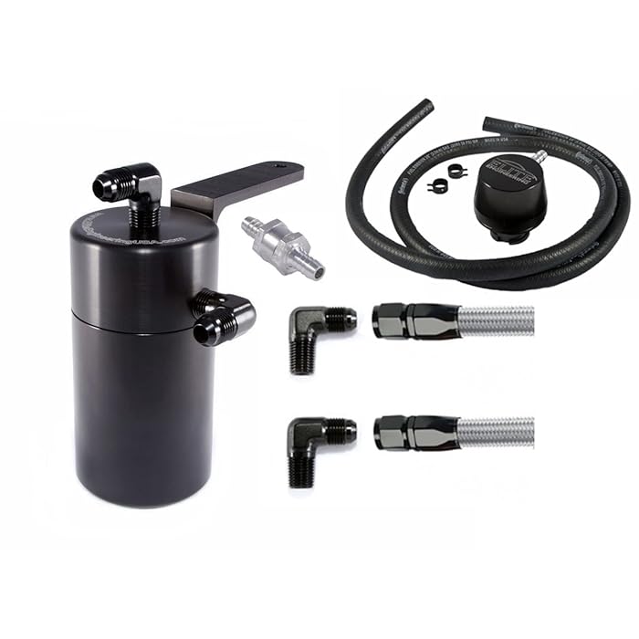 Buy Elite Engineering Standard PCV Oil Catch Can & Hardware with Black