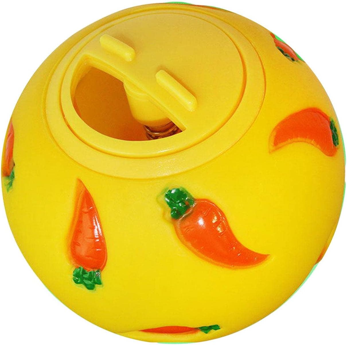 Colcolo Rabbit Treat Ball Pet Slow Feeder Interactive Bunny Toy Snack