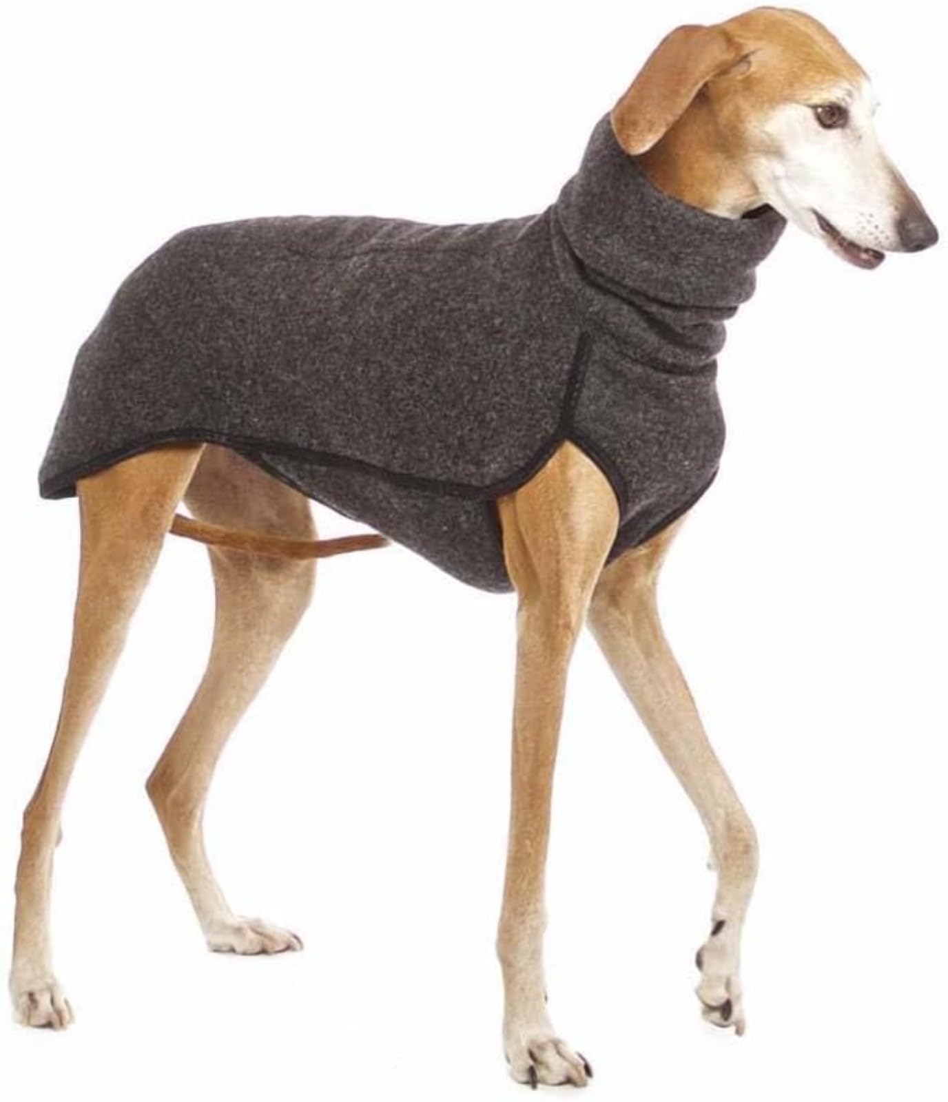 Autumn and Winter Warm Greyhound Labrador Shepherd Dog Clothes for Large Dogs High Neck Shirt Sweater Stretch Fleece Sweater for Dogs Vest Jacket for Pets