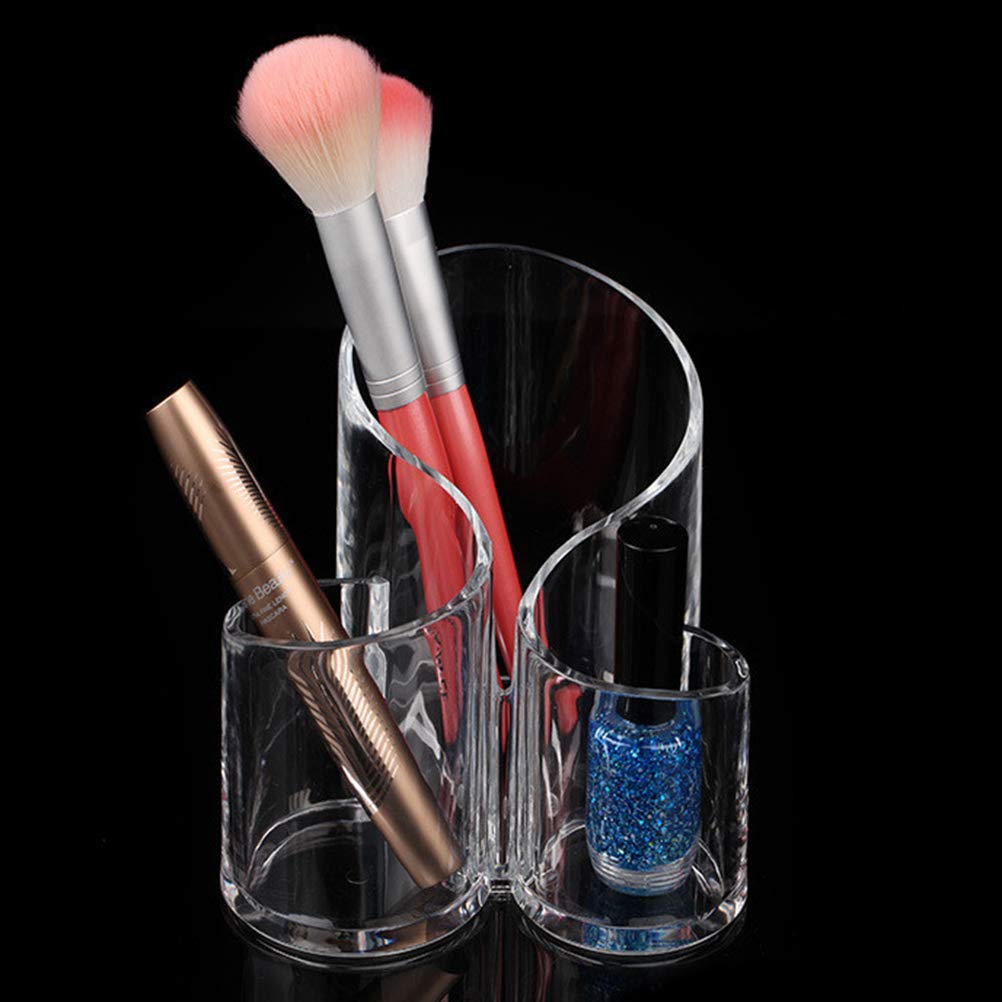 JoyMerit Acryl Pinselständer Klar – Make-up Pinsel Organizer, Kosmetik Aufbewahrung, Display-Ständer