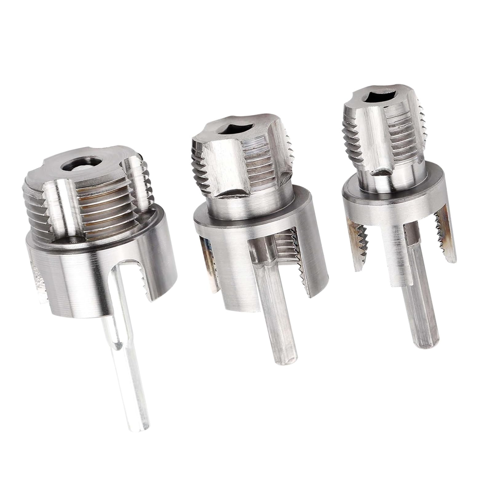 Compact Portable Carbon Steel Pipes Threader Integrated for 1/2In 3/4 1Inch Size Internal External Threading Sturdy Carbon Steel Pipes Threader
