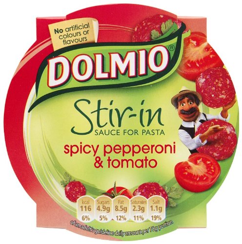 Dolmio Stir-in Sauce - Spicy Pepperoni & Tomato (150g) - Pack of 6