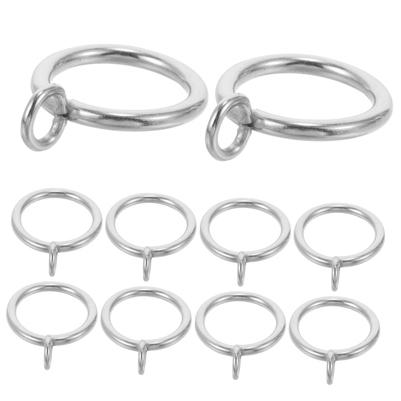 Uonlytech 40stücke Gardinenringe Metall Innendurchmesser Rostfrei Für Duschvorhänge Und Fensterdekoration Installieren Stilvolles Design Für