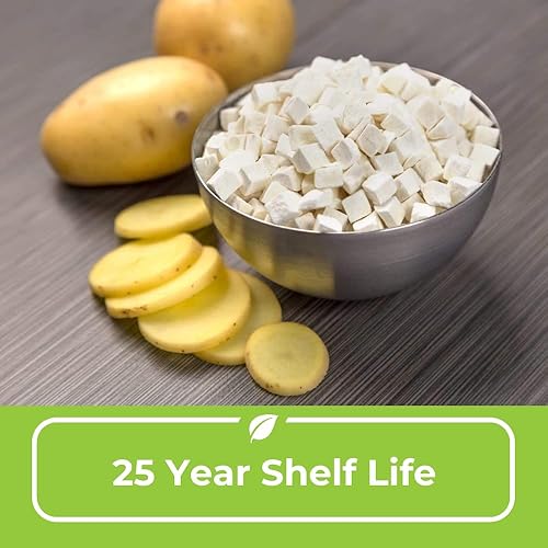 Miniatura 9 de Nutristore Cubos variados liofilizados prémium  Carne, frutas y verduras  Suministro de alimentos de supervivencia de emergencia  Vida útil de 25