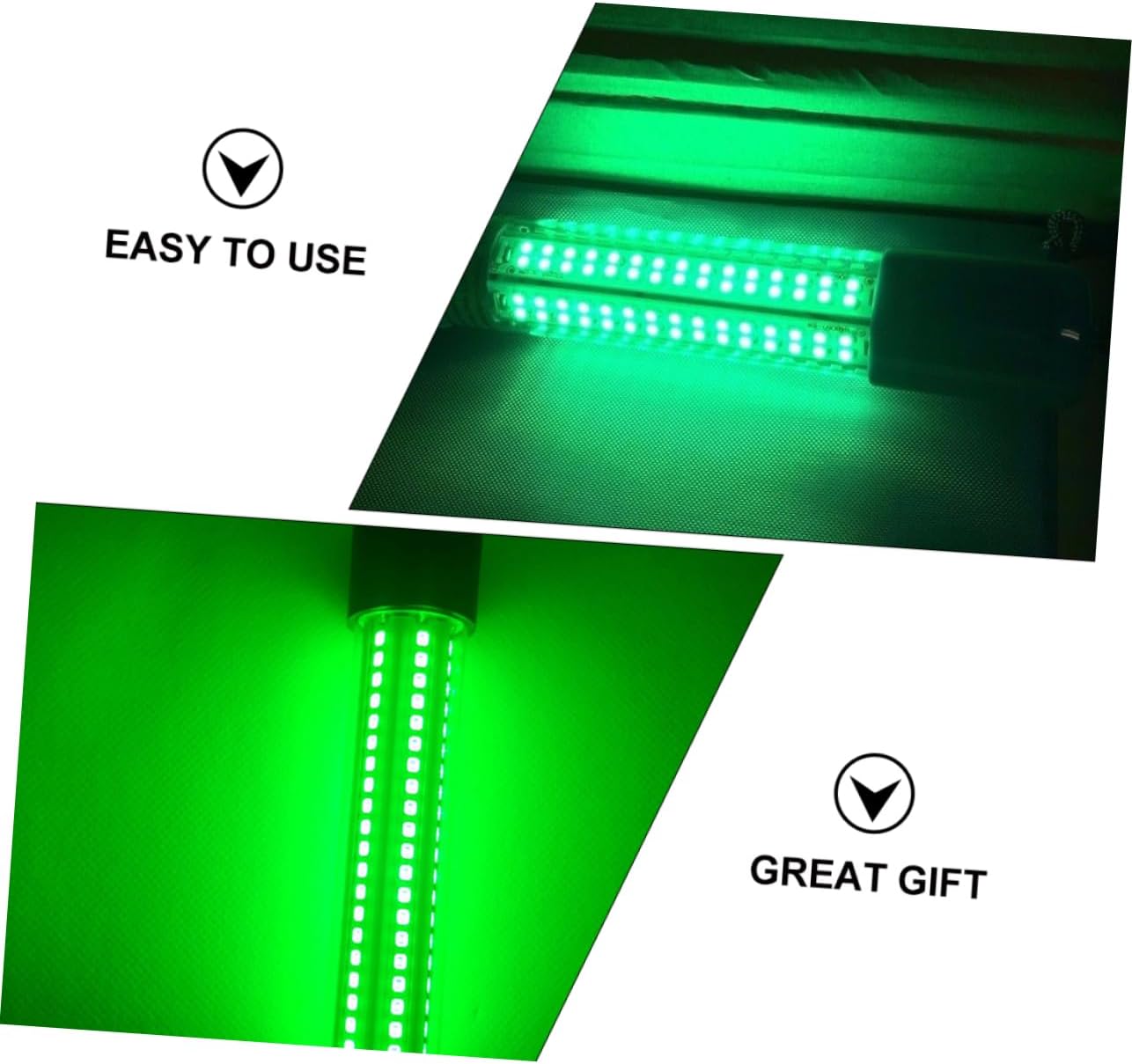 Angoily Submersible Fishing Light Glow Underwater Fish Attracting Lamp Night Fishing