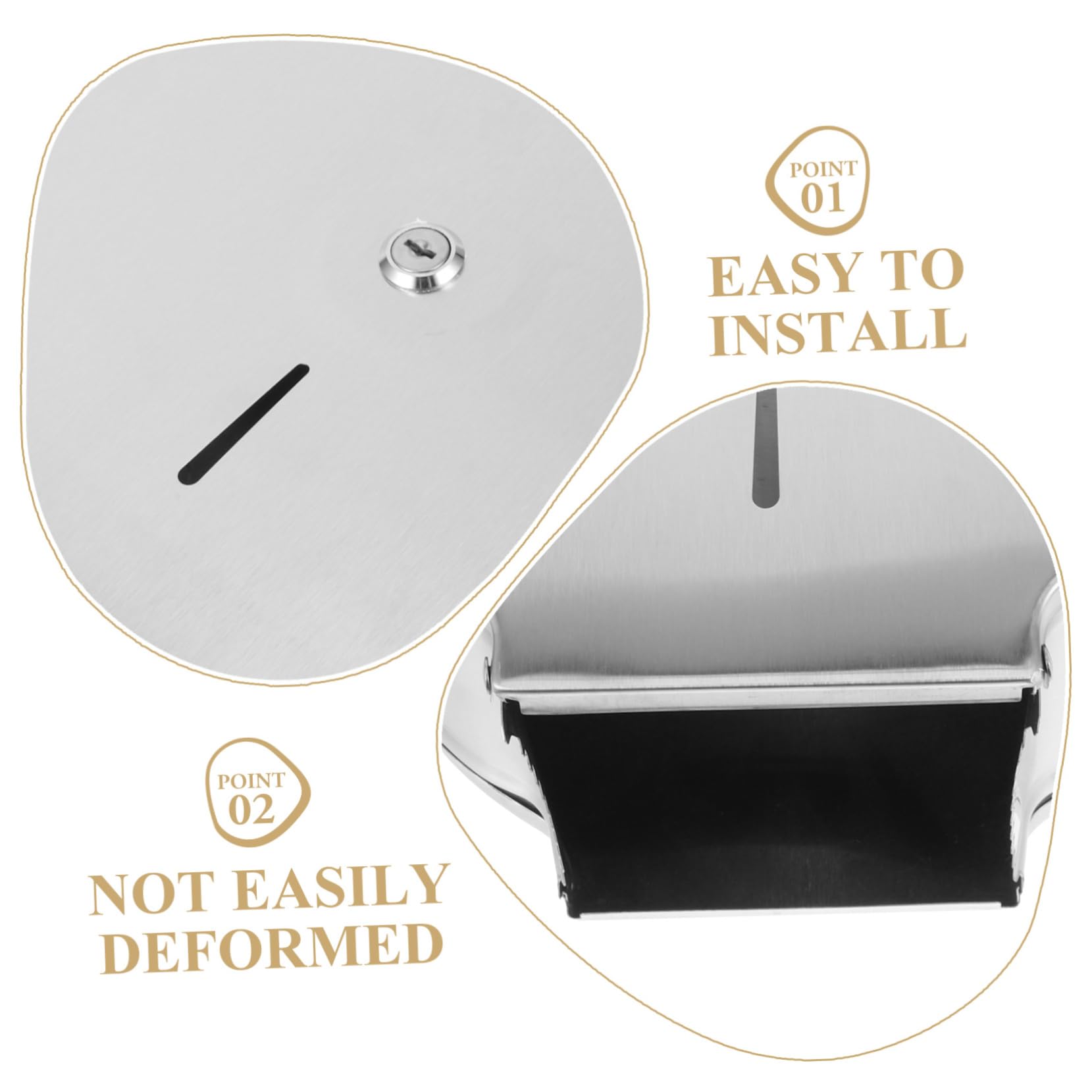 Artibetter Portarrollos Papel Higiénico Acero Inoxidable Resistente Montado Pared Moderno Diseño para Baño y Cocina Soporte Duradero Sin Deformación Fácil Instalación