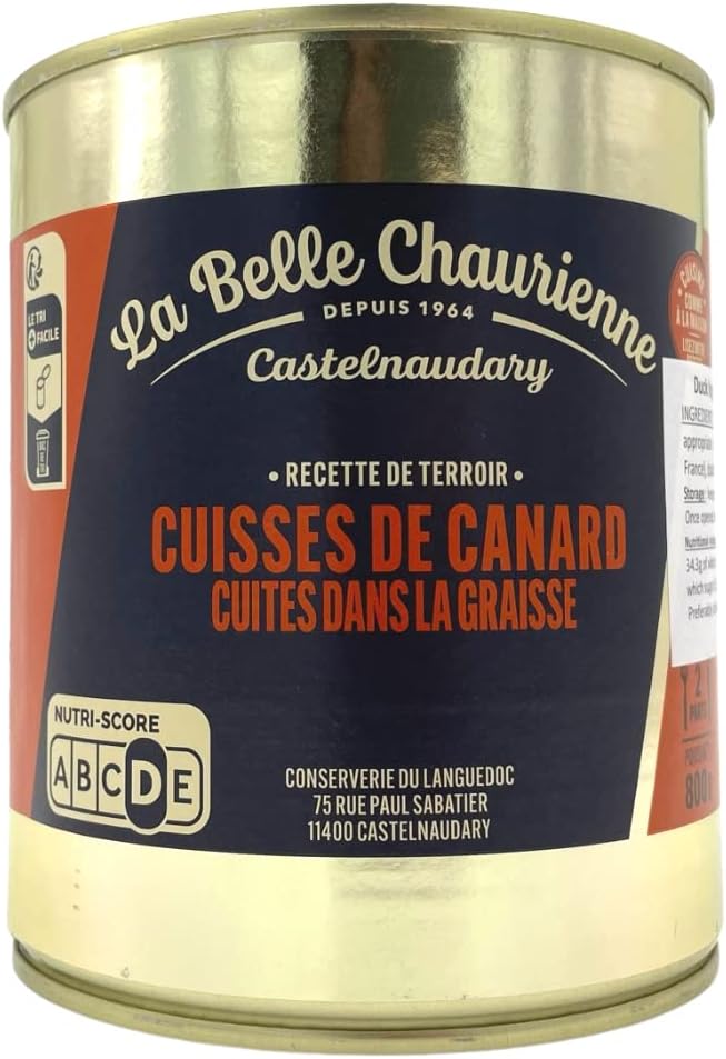 La Belle Chaurienne Non Force-Fed Confit Duck Legs 800g (1)