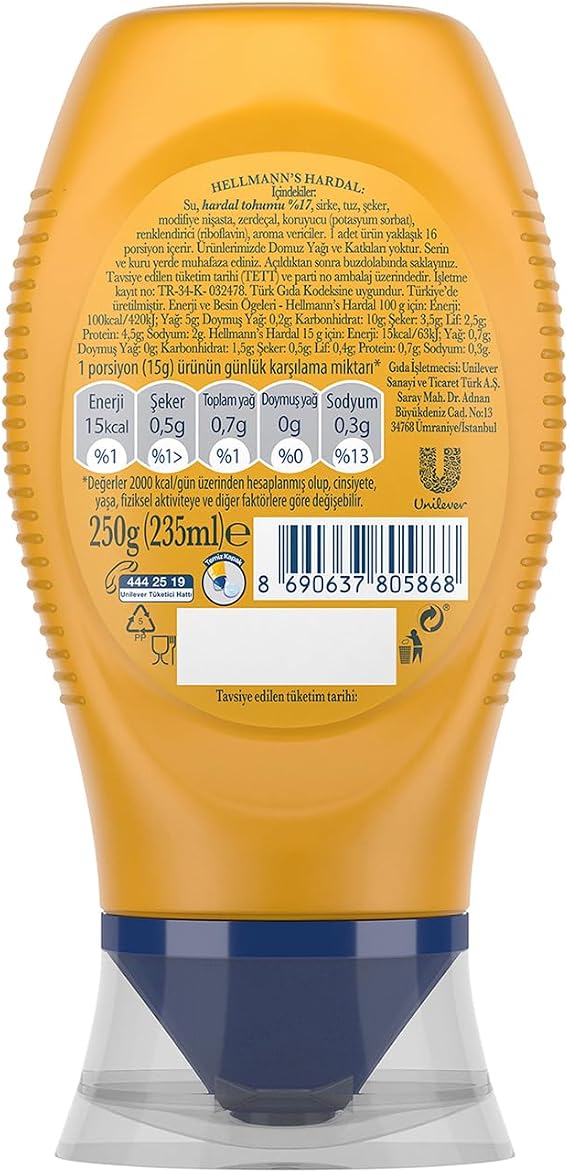 Hellmann's Hardal 250g