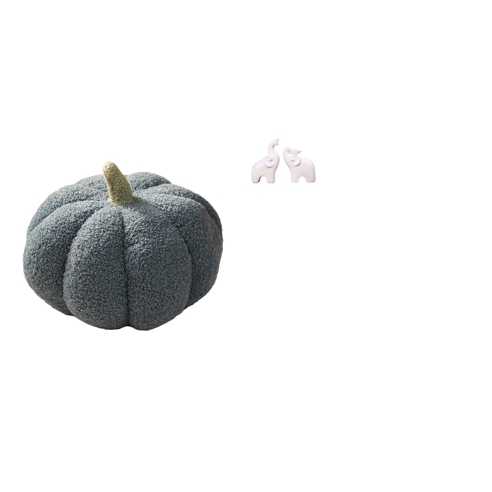 Enchanting Pumpkin Elephant Plush Pillows Unique Decorative Sofa Cushion and Animal Sculptures Ornaments for Bedroom Office Home Decor|Home & Garden | Home D?©cor | Pillows-image-21