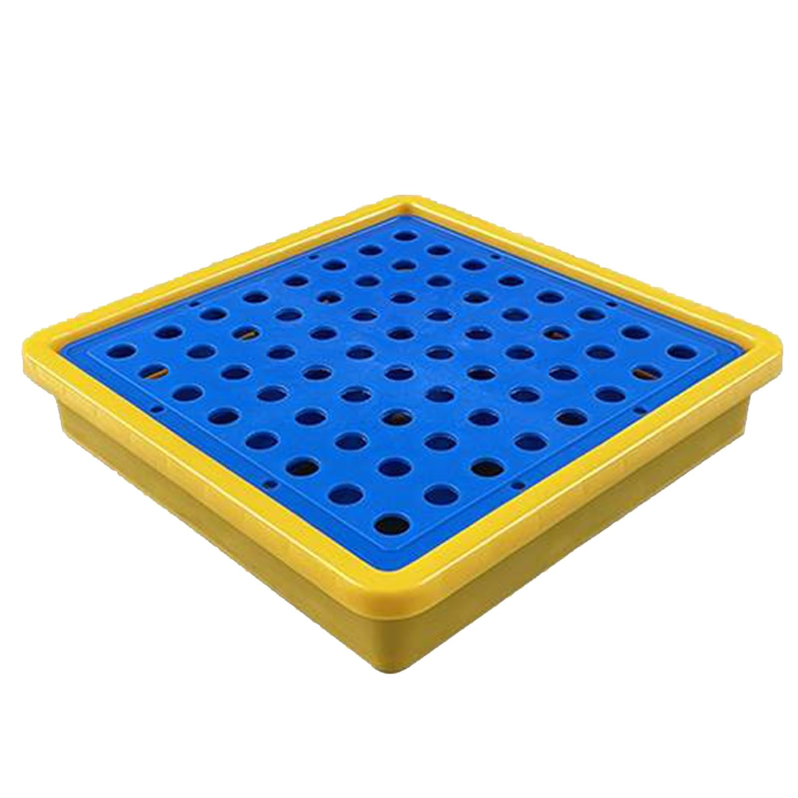 GYEQXKT Oil Spill Containment Tray, Anti-Slip Polyethylene Spill Platform for Warehouses & Factories, Leakproof Modular Spill Pallet, Industrial Spill Control Solution