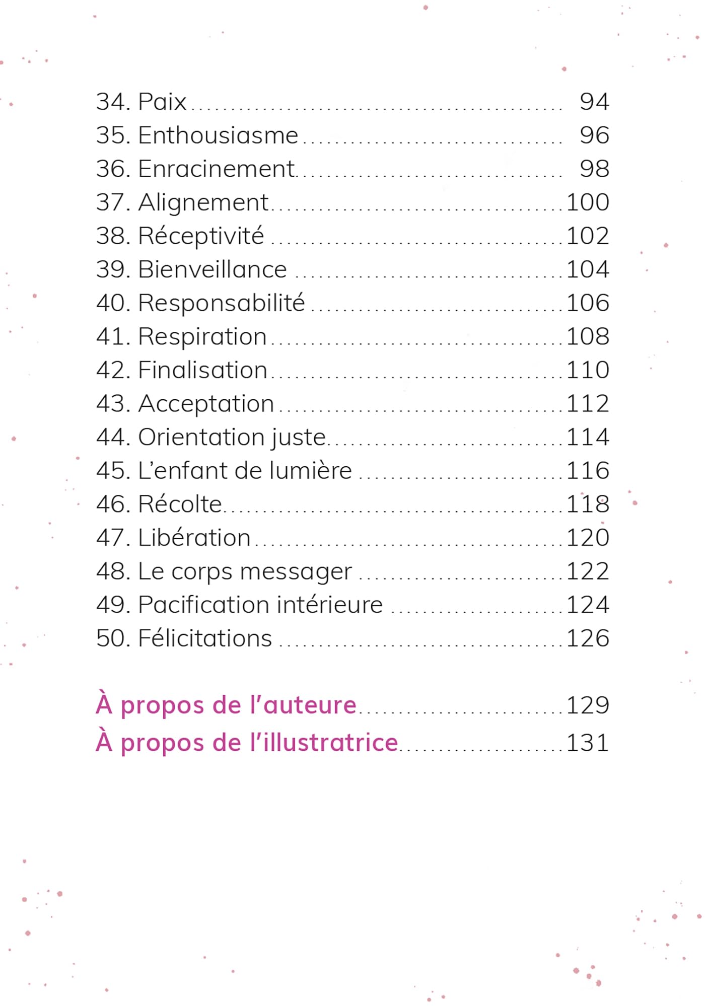 Messages de votre guide intérieur
