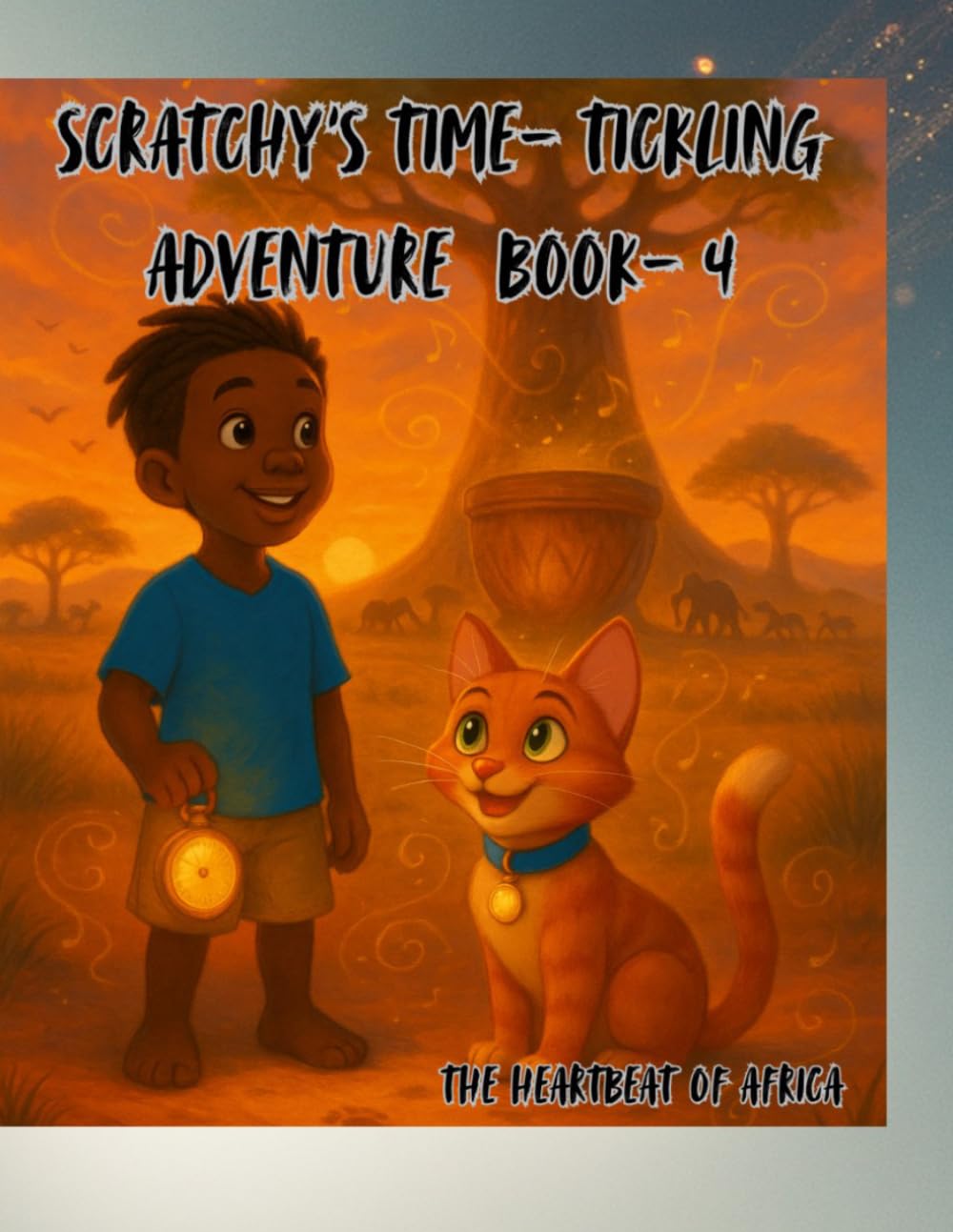 Scratchy’s Time-Tickling Adventure book- 4: The Heartbeat of Africa