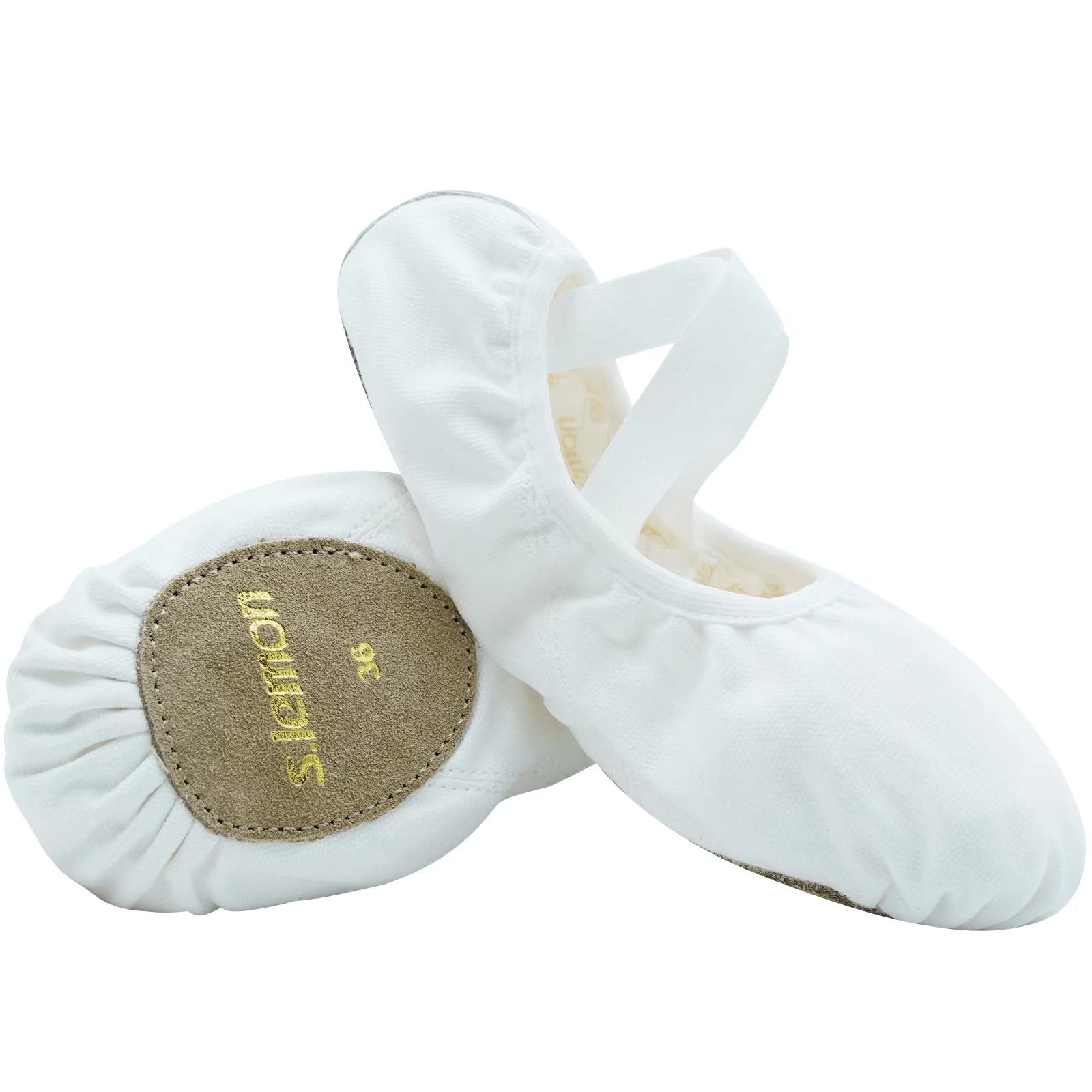 Zapatillas de Ballet,Lona Suela Partida Principiantes Danza Zapatos Ballet Zapatos para Niños Adulto