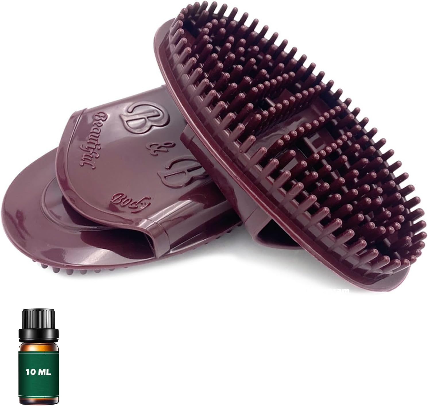 2 Pcs Meridian Massage Brush, 2025 Upgraded Professional Meridian Brush Massage Body, Body Custom Massager for Full Body SPA, Relaxation Therapy Tools with Essential Oils for Muscle Relief