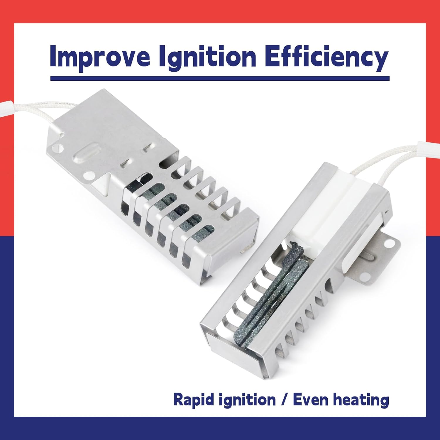 NR038KX Gas Range Oven Igniters Compatible with Thor models HRG3026 HRG3080U HRG3031U HRG3618U HRG3609U HRG4804U HRG4808U LRG3001U Ignitors, Replace DVTH-5310 DVTH-5316 DVTH-5319