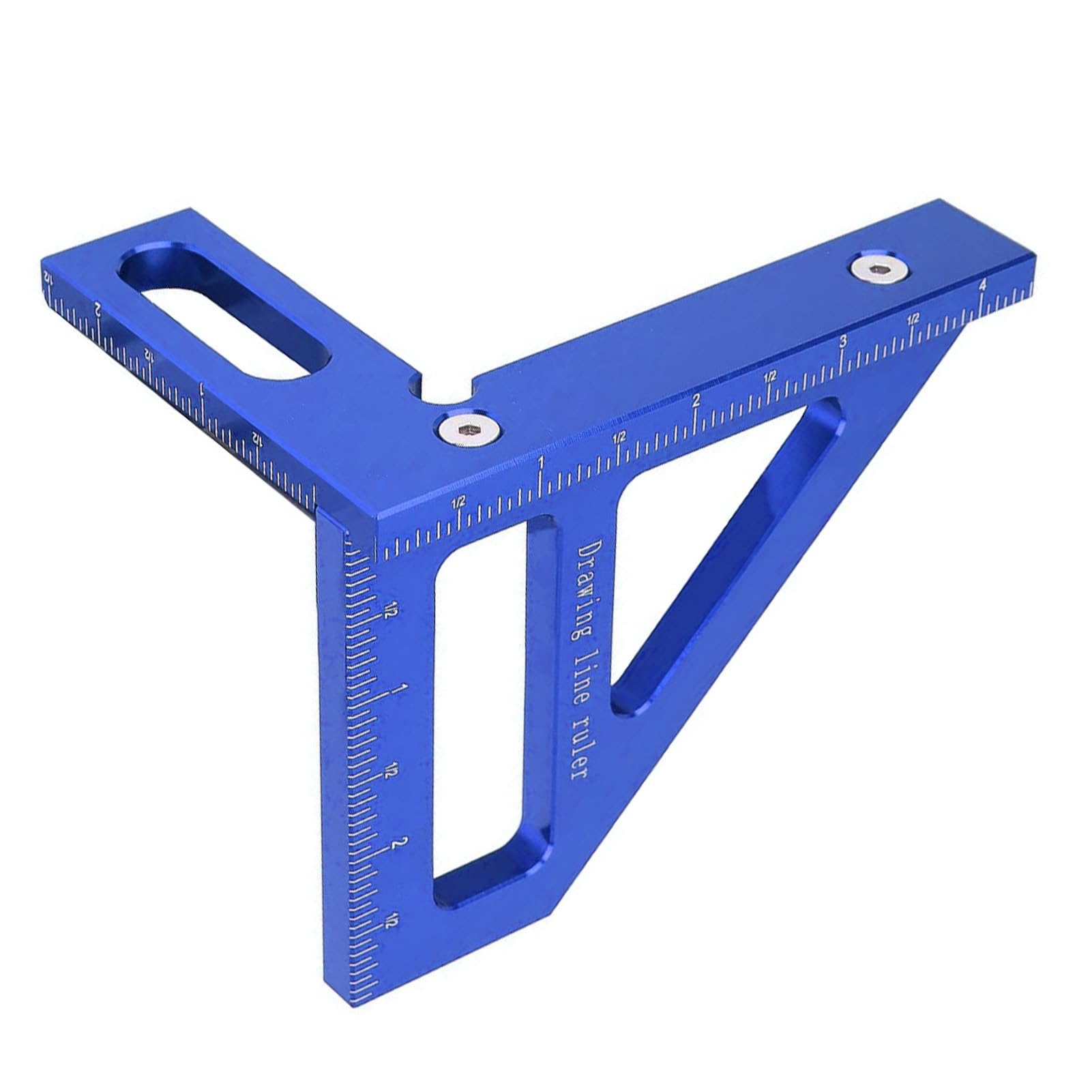 3D Multi Angle Measuring Ruler,Woodworking Square Protractor,Scriber Layout for Engineer Carpenter