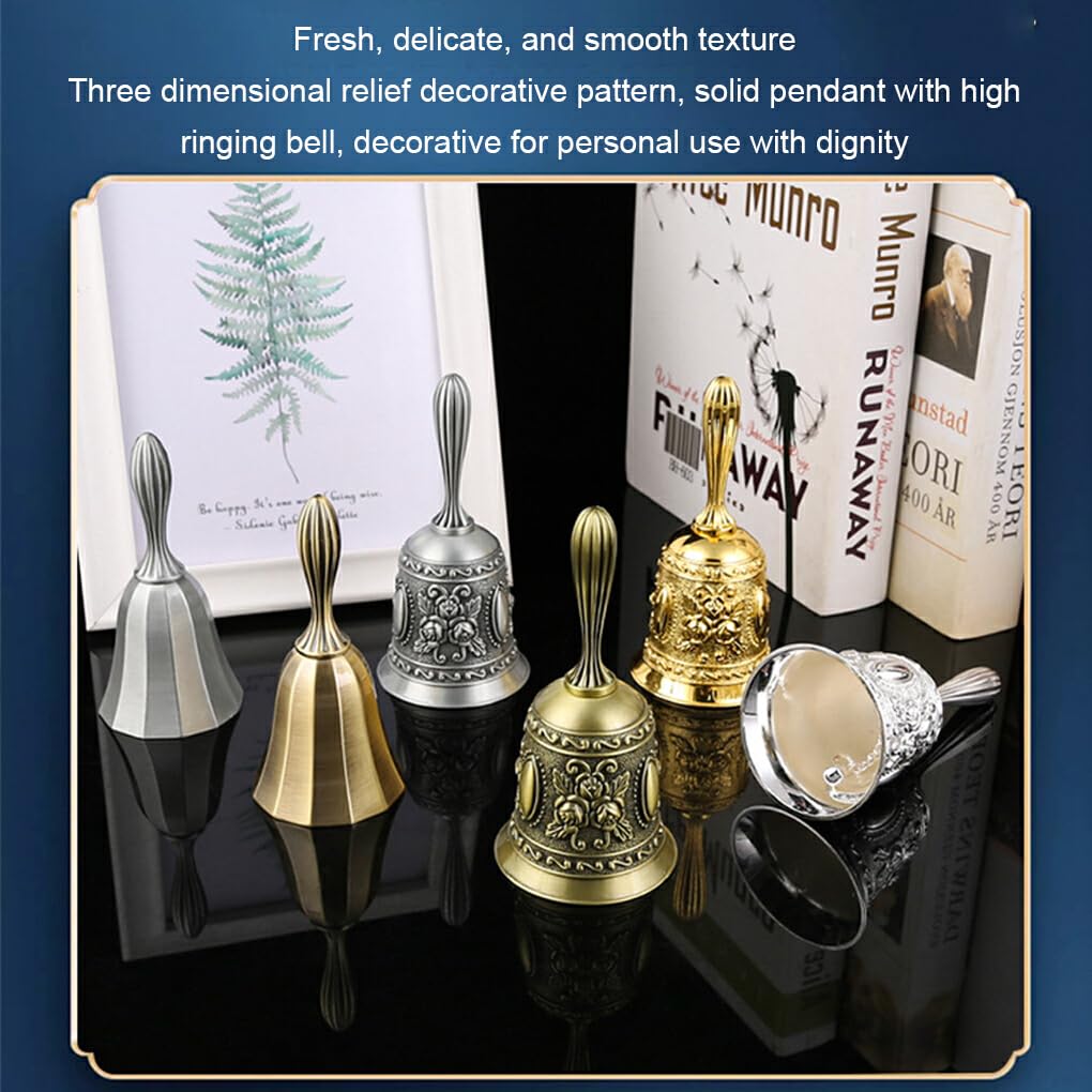 ブロンズ ハンドベル 黒色持ち手 ブロンズ ハンドベル 黒色持ち手